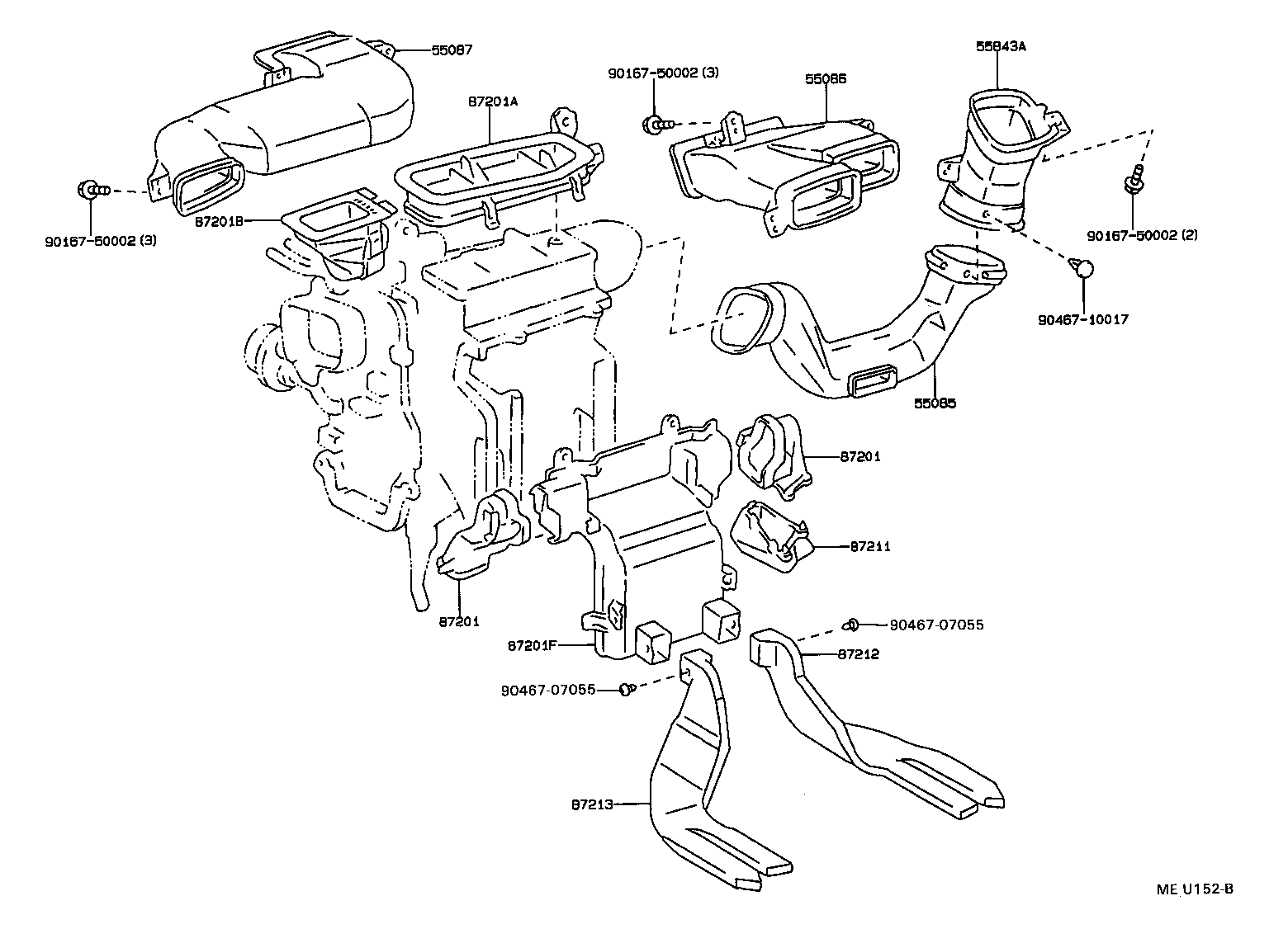 55902-33090 CONTROL SUB-ASSY, HEATER product image