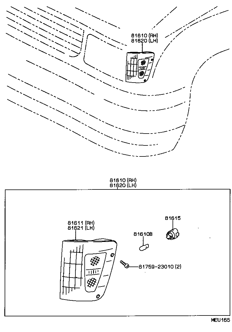 81620-34010 LAMP ASSY, PARKING & CLEARANCE, LH product image