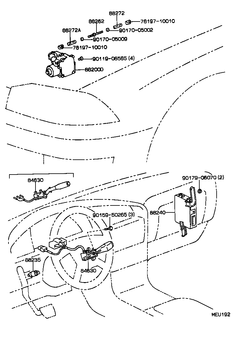 88240-33110 COMPUTER ASSY, CRUISE CONTROL product image