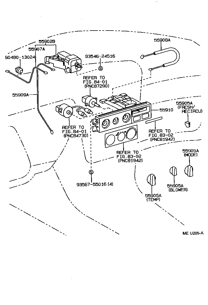 55847-06010 DUCT SUB-ASSY, HEATER TO REGISTER, NO.5 product image