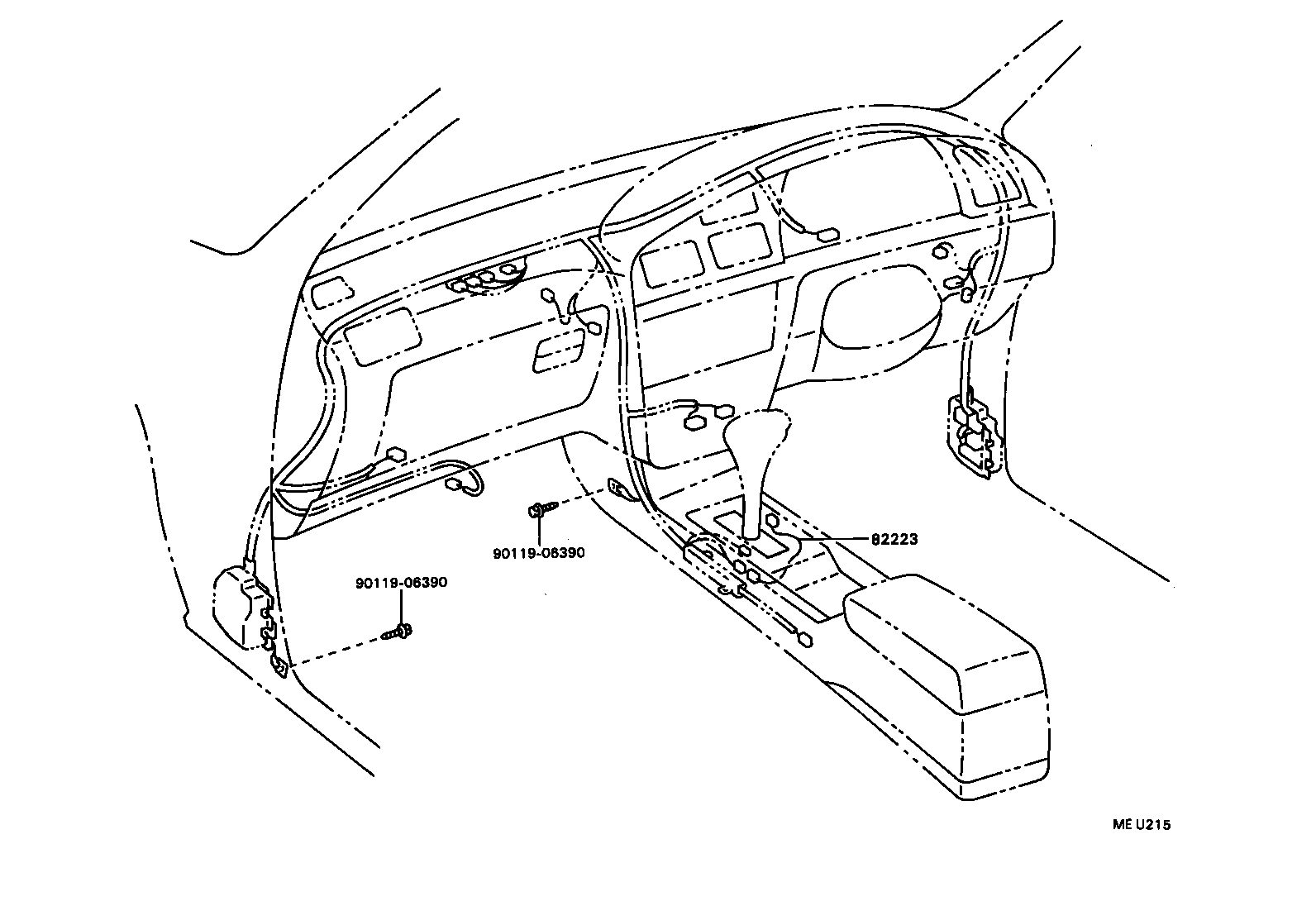 82151-33210 WIRE, FRONT DOOR, RH product image