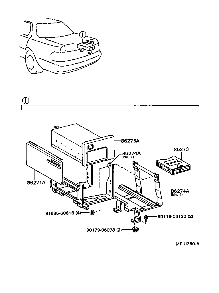 86127-50070 KNOB, RADIO RECEIVER SWITCH product image