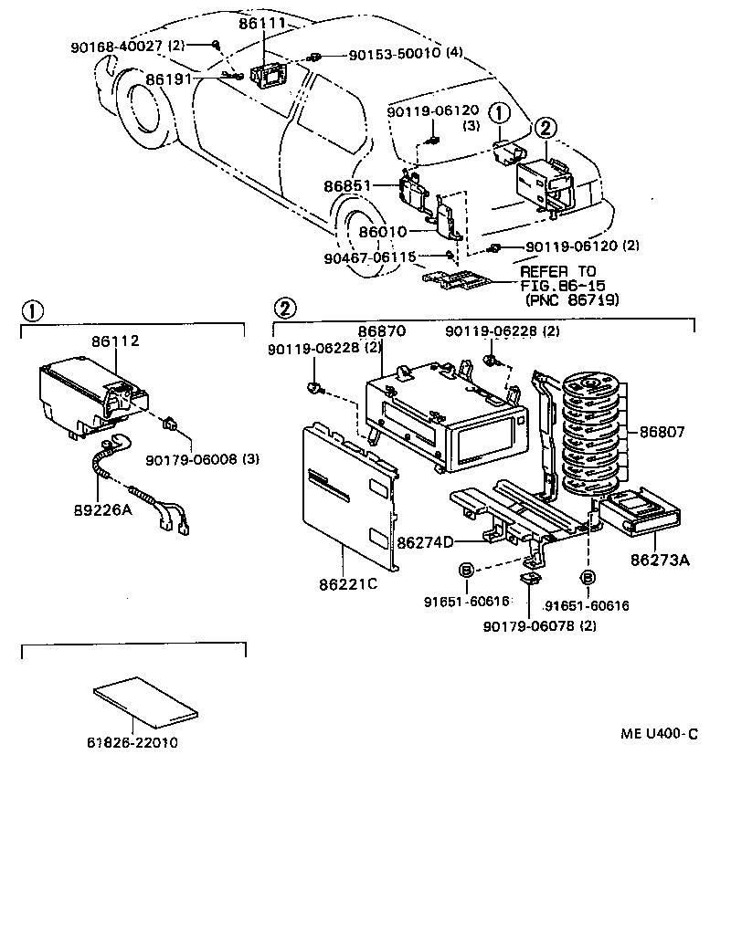 86101-50090 CORD SUB-ASSY, ANTENNA product image