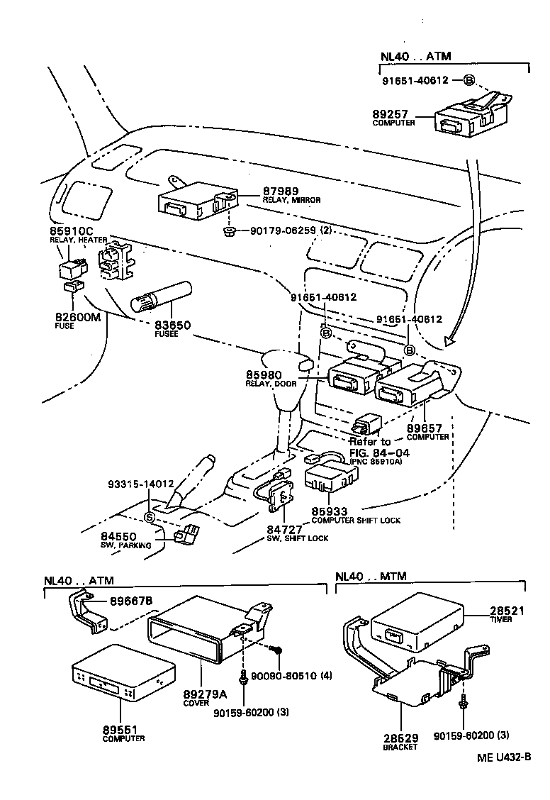88620-16010 THERMO SWITCH ASSY product image