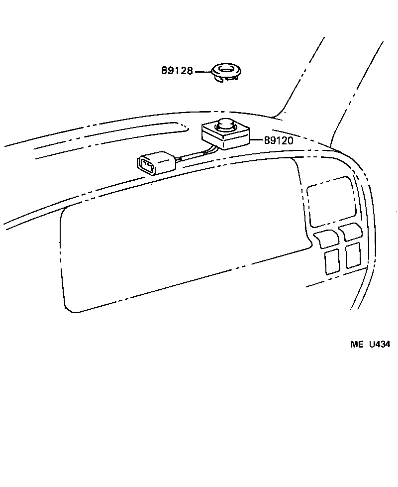 89128-28010-E3 NUT, CONLIGHT SCANNER product image