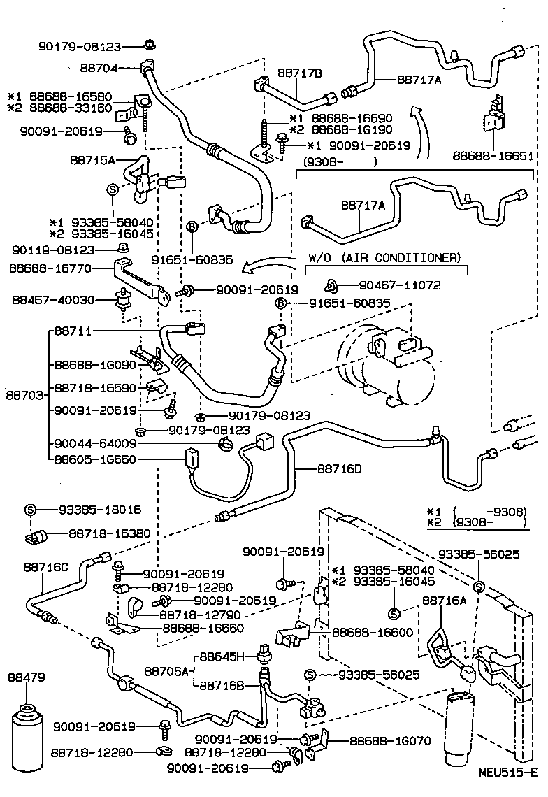 88706-16281 TUBE SUB-ASSY, LIQUID, A product image