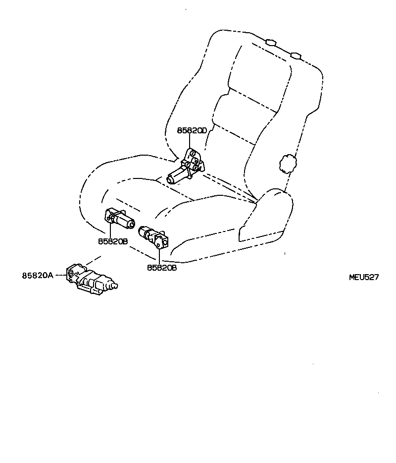 87510-60041 HEATER ASSY, SEAT product image