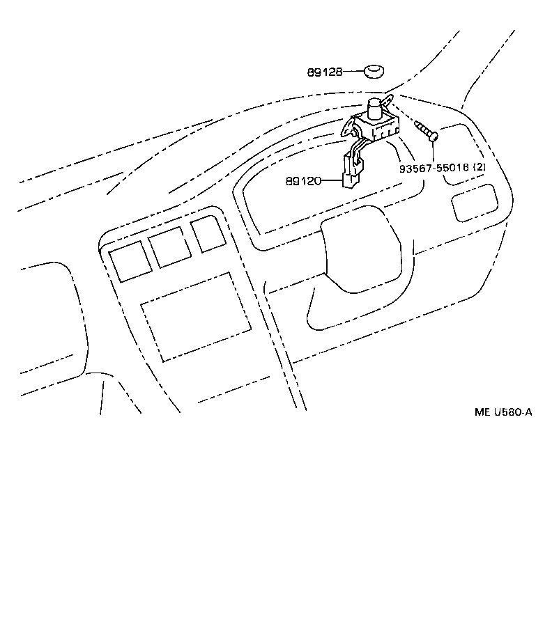 89120-22080 SENSOR, AUTOMATIC LIGHT CONTROL product image
