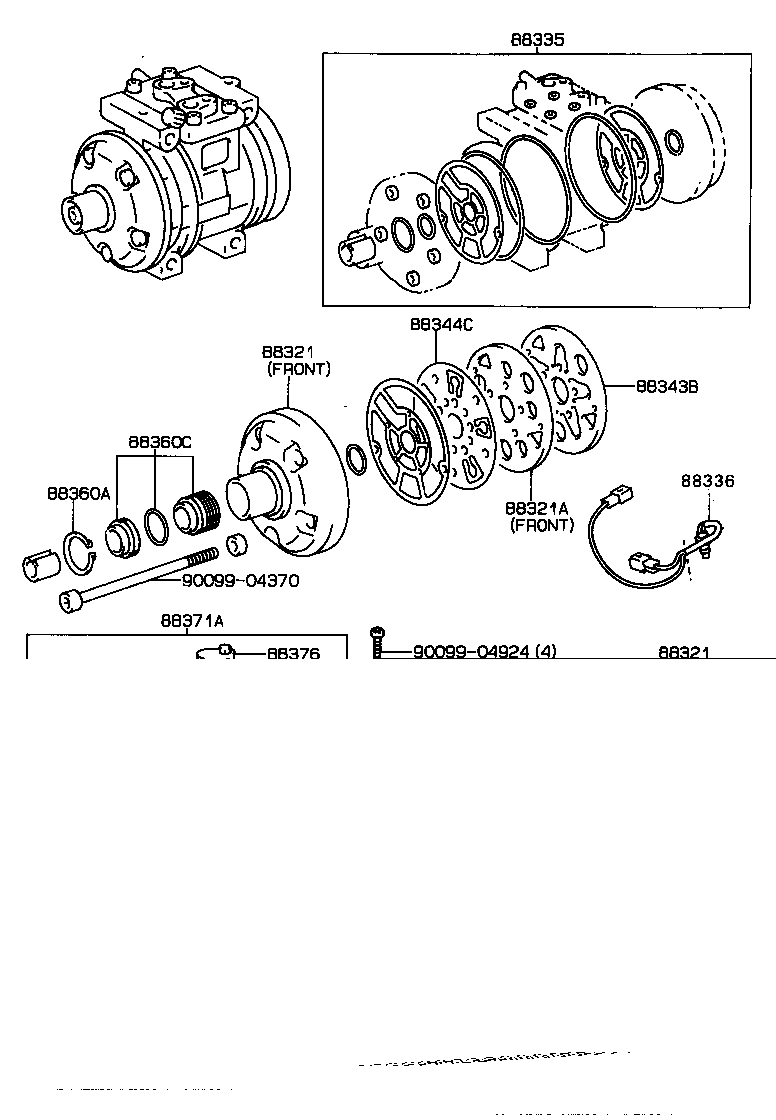88320-35470 COMPRESSOR ASSY, COOLER product image