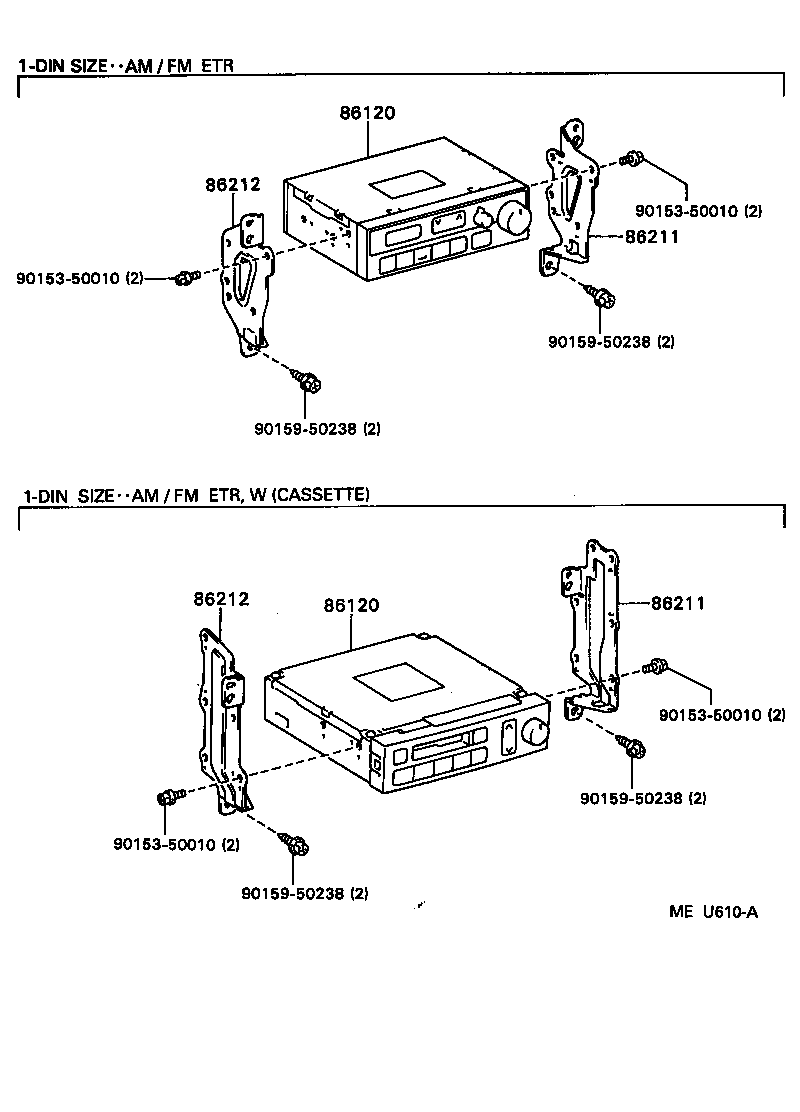 86212-22141 BRACKET, RADIO, NO.2 product image