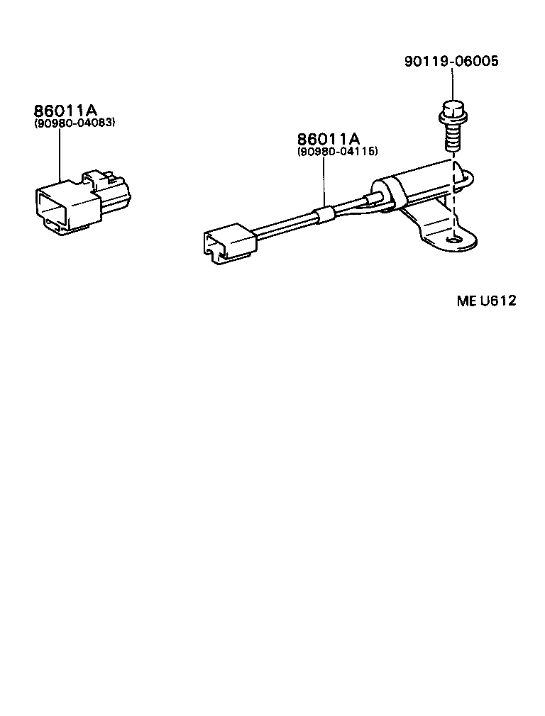 86212-22141 BRACKET, RADIO, NO.2 product image
