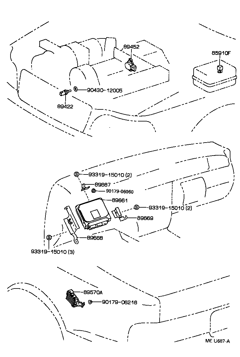 89420-30060 SENSOR ASSY, VACUUM product image