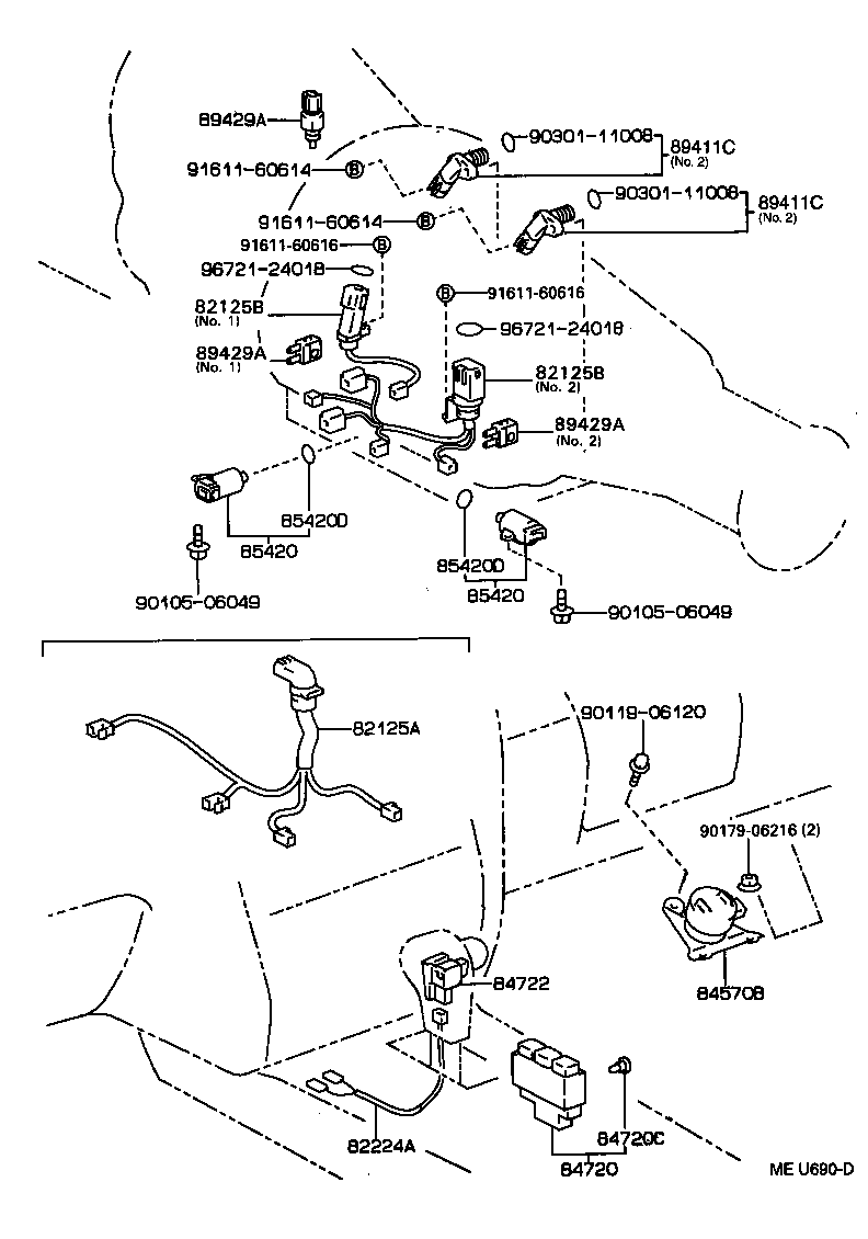 84570-30040 SWITCH ASSY, KICK DOWN product image
