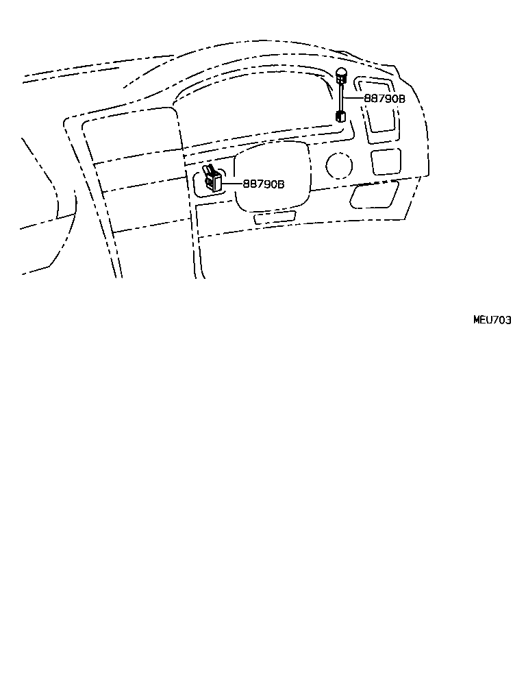 55900-22320 CONTROL ASSY, AIR CONDITIONER product image