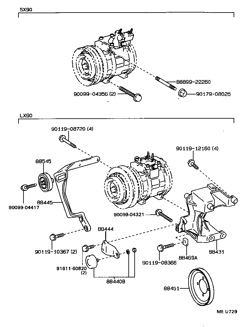 88320-22670 COMPRESSOR ASSY, COOLER product image
