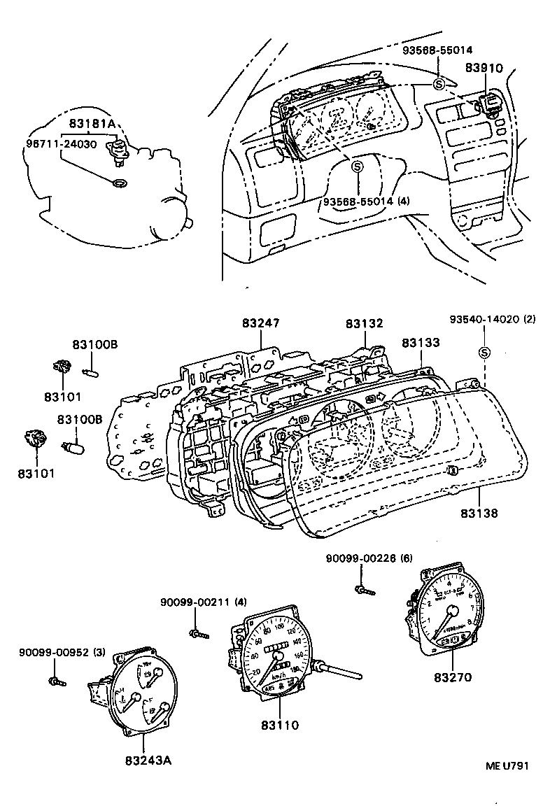 83243-1H271 GAUGE SUB-ASSY, FUEL RECEIVER product image