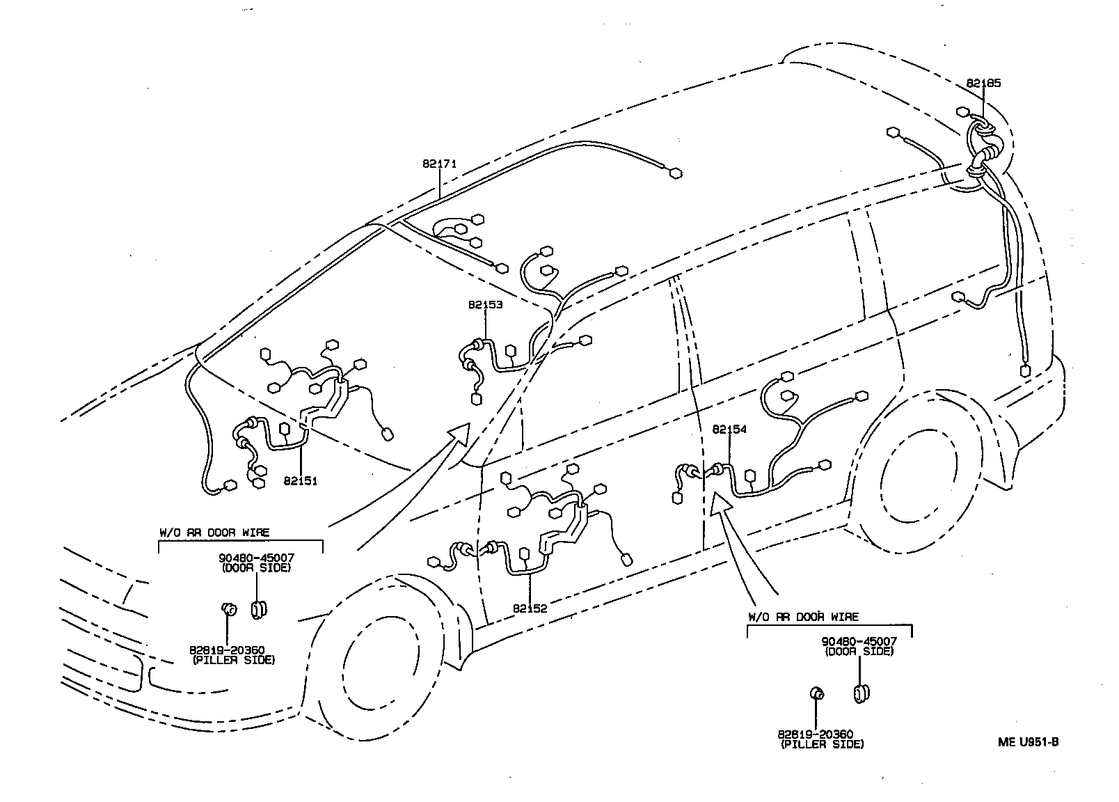 82121-05100 WIRE, ENGINE product image