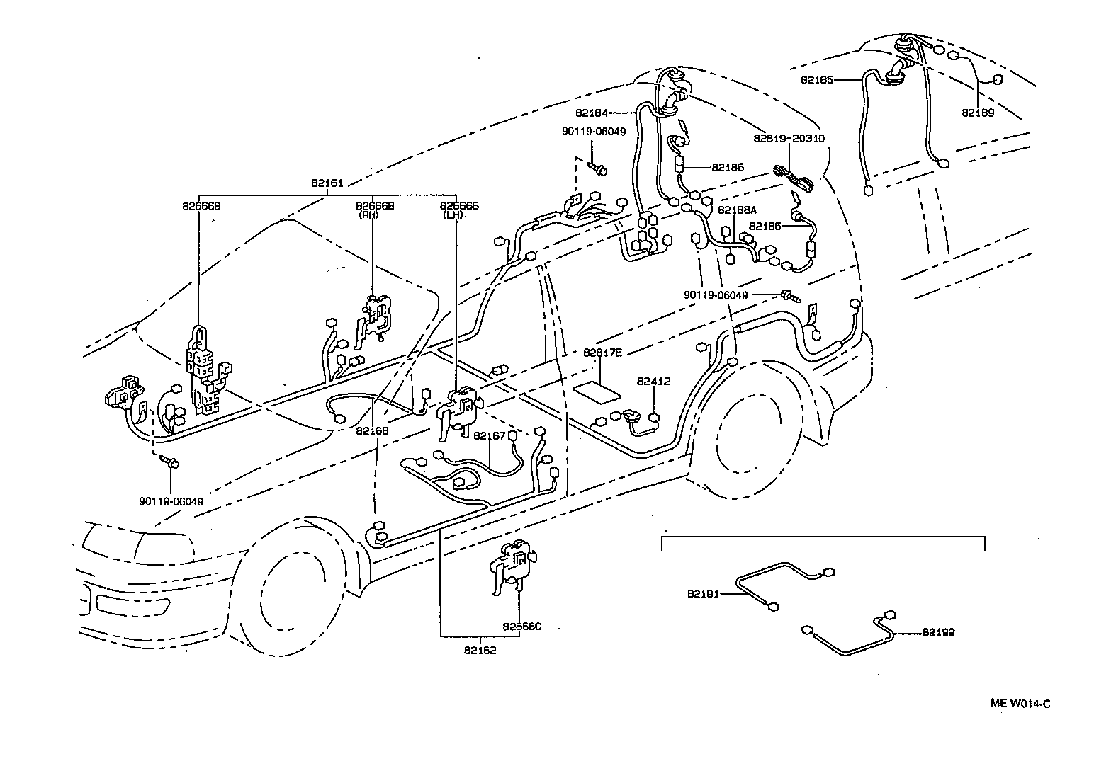 82121-05100 WIRE, ENGINE product image