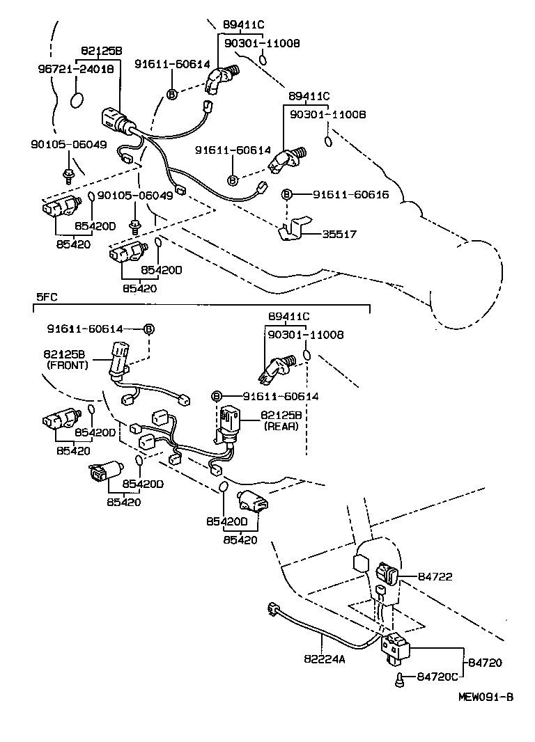 Toyota 85420-30170 SOLENOID ASSY, TRANSMISSION