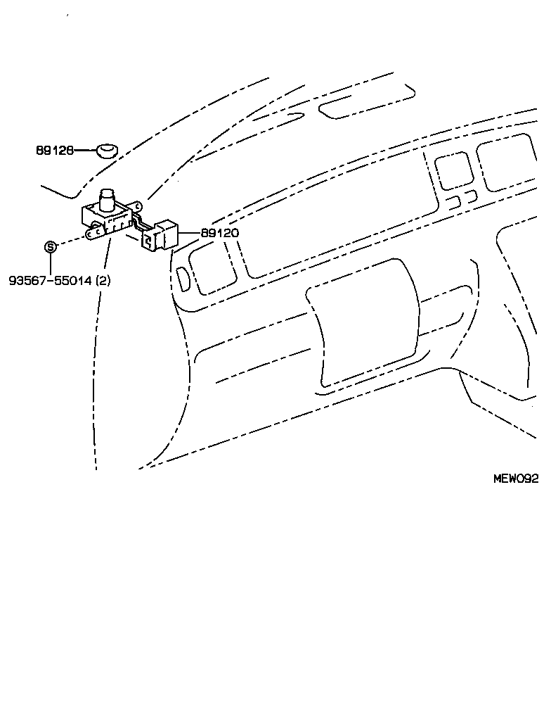 89128-30010 NUT, CONLIGHT SCANNER product image