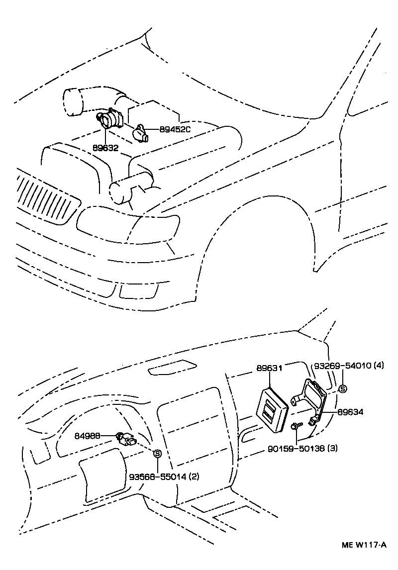 Toyota 89631-50010 COMPUTER, TRACTION CONTROL