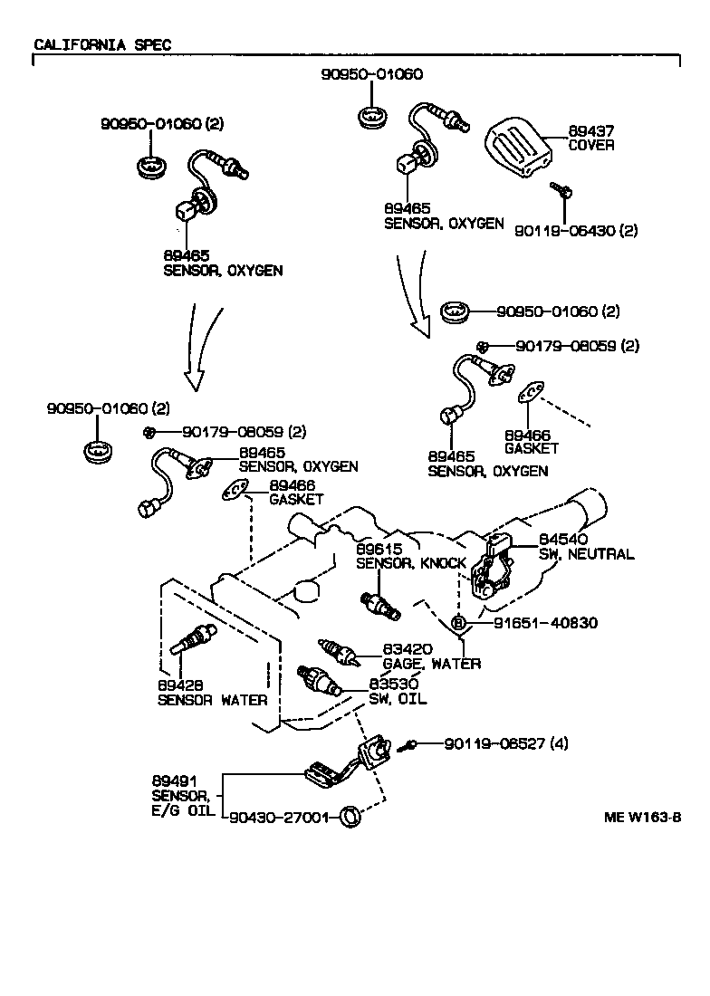 Toyota 89439-30020 BRACKET, SENSOR