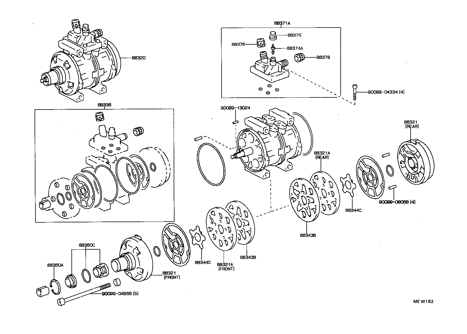 88320-27120 COMPRESSOR ASSY, COOLER product image