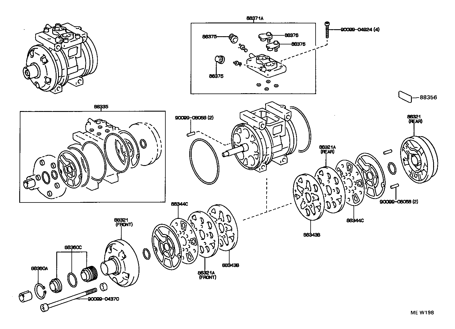 88320-34010 COMPRESSOR ASSY, COOLER product image