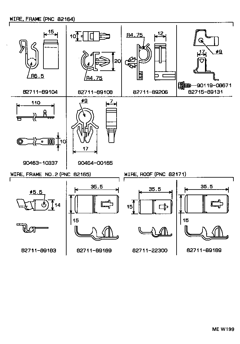 82121-35111 WIRE, ENGINE product image