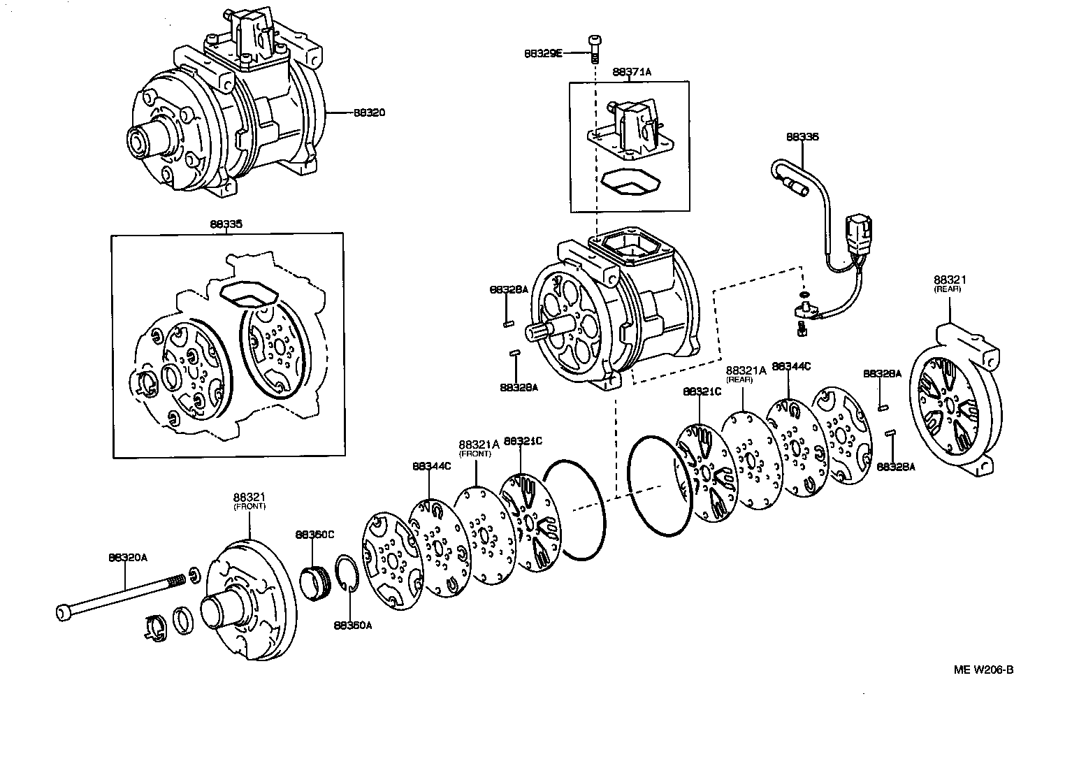 88321-2B010 HEAD, COOLER COMPRESSOR CYLINDER product image