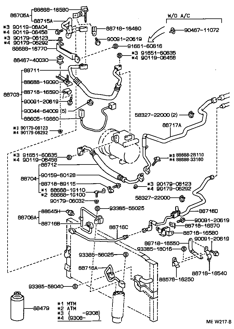 88460-16320 CONDENSER ASSY, COOLER product image