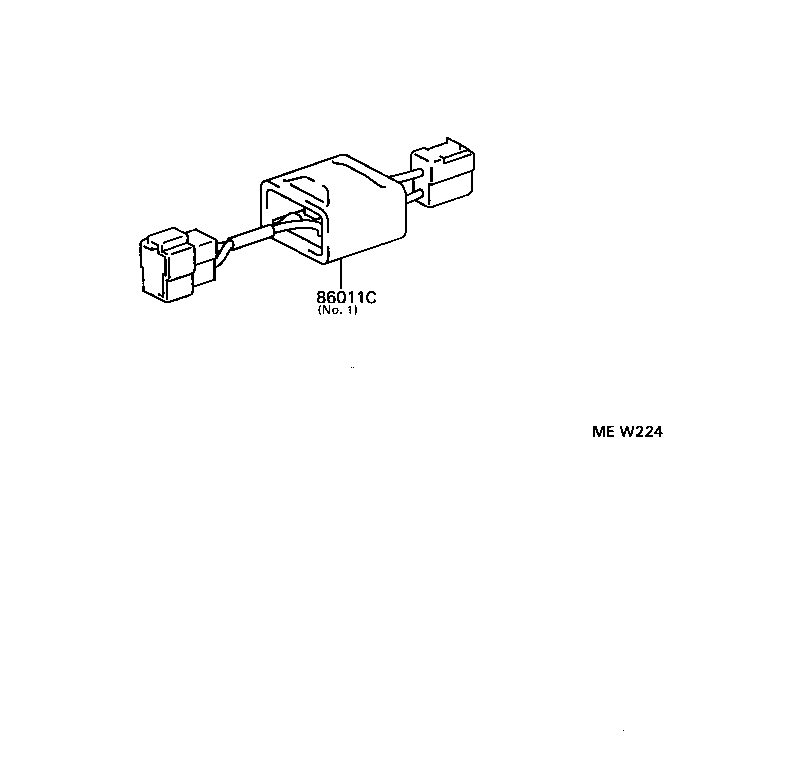 90980-05204 FILTER, NOISE product image