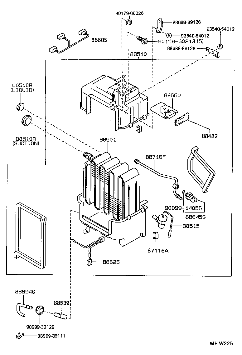 88510-89141 UNIT ASSY, COOLER product image