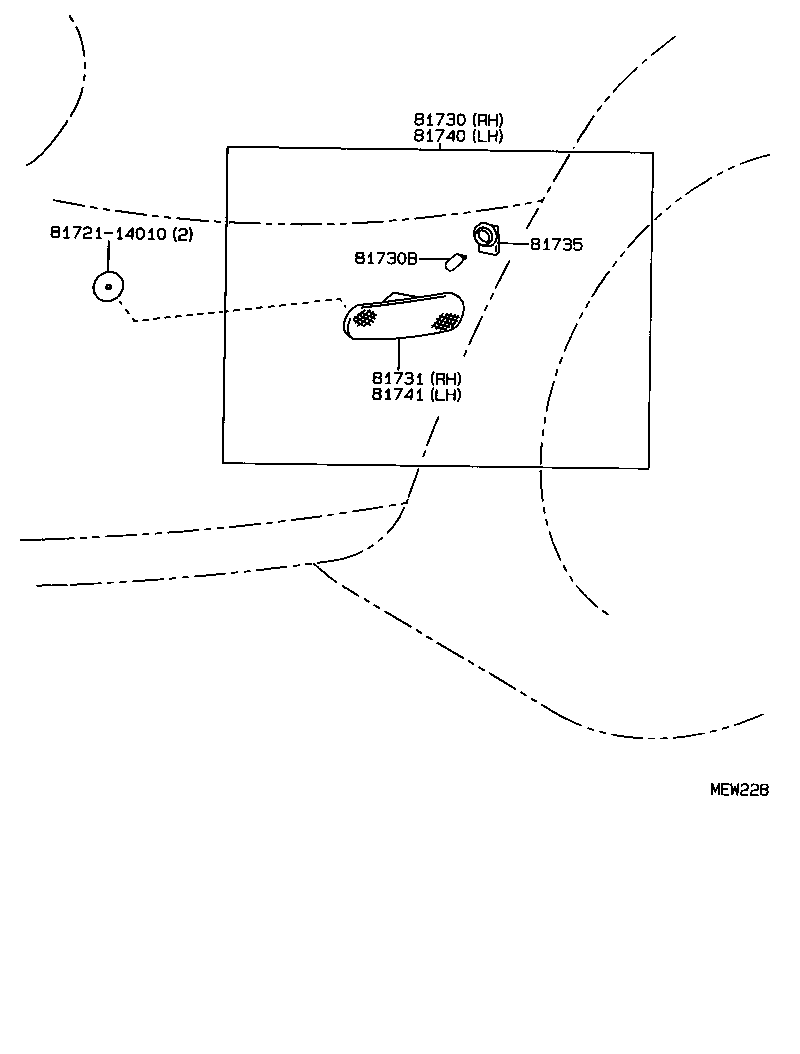 81730-14170 LAMP ASSY, SIDE TURN SIGNAL, RH product image