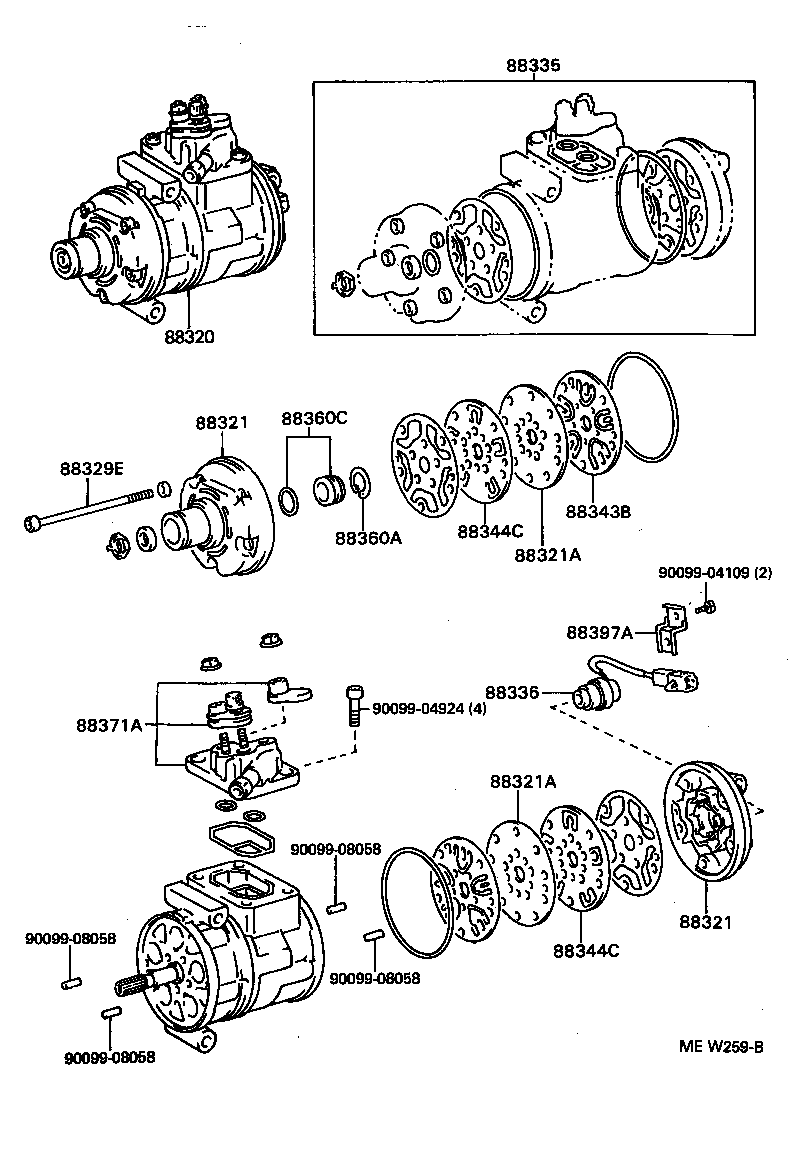 88403-3A040 HUB SUB-ASSY, MAGNET CLUTCH product image