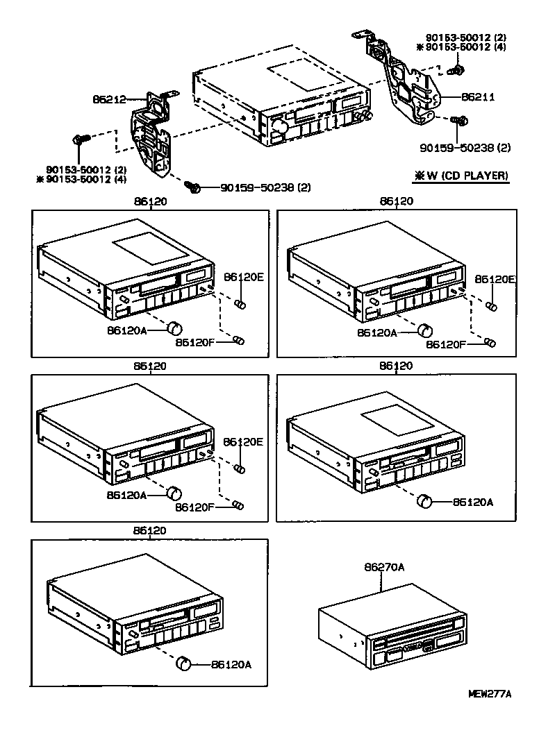 86212-14210 BRACKET, RADIO, NO.2 product image