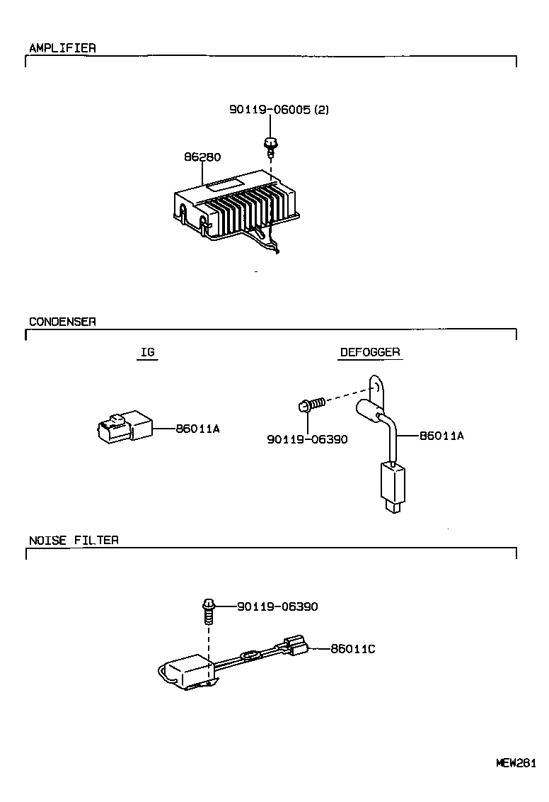 86212-14210 BRACKET, RADIO, NO.2 product image