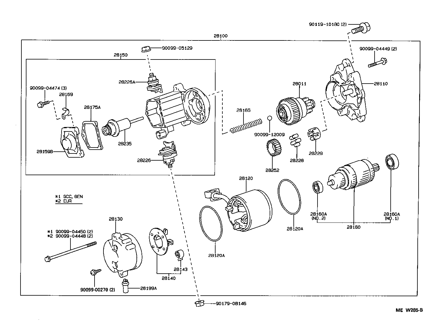 28150-46140 SWITCH ASSY, MAGNET STARTER product image