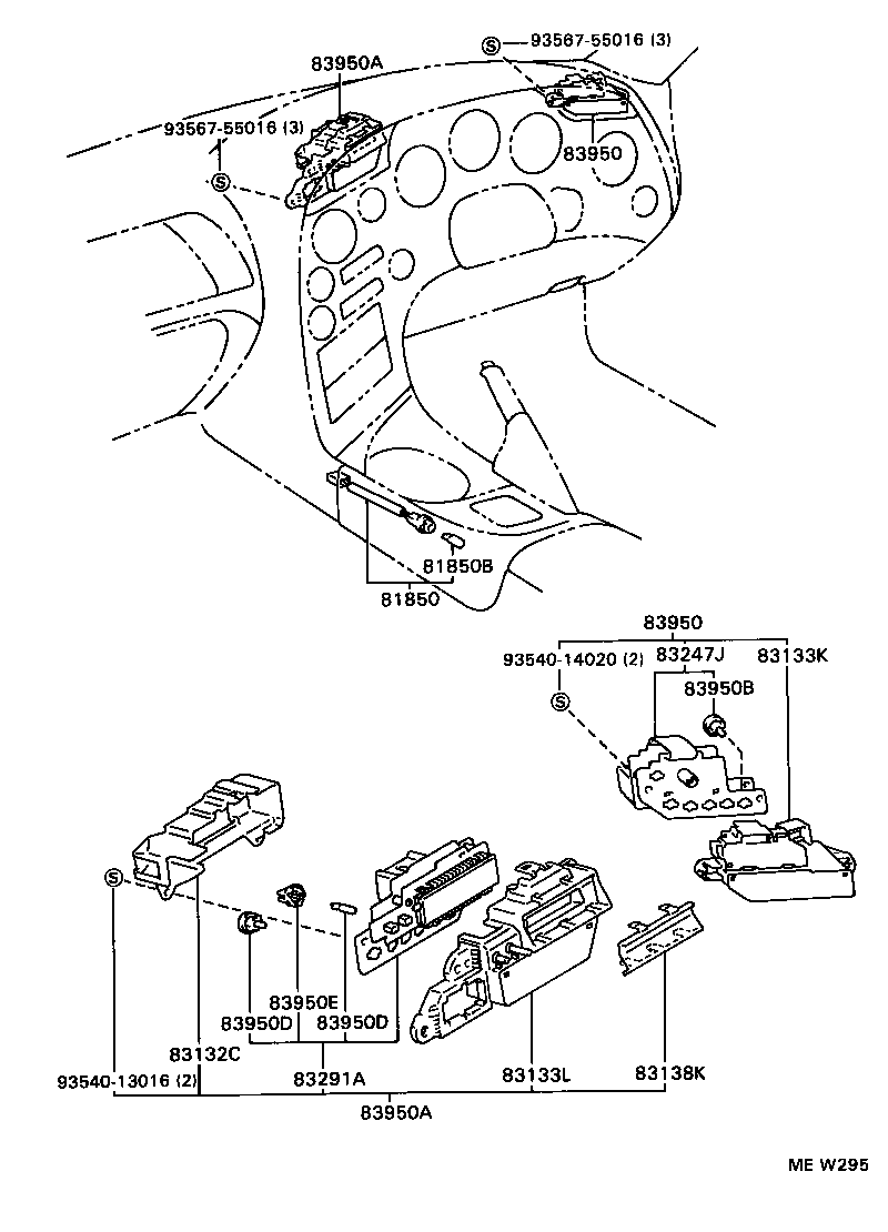83950-14040 LAMP ASSY, TELLTALE product image