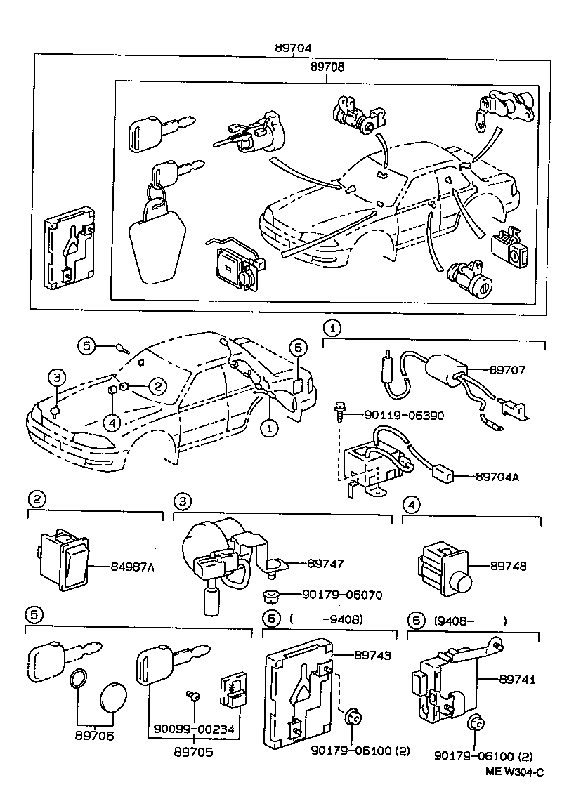 89747-33010 BUZZER, WIRELESS DOOR LOCK product image