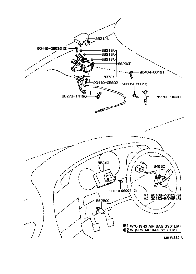 88002-14040 ACTUATOR ASSY, CRUISE CONTROL product image