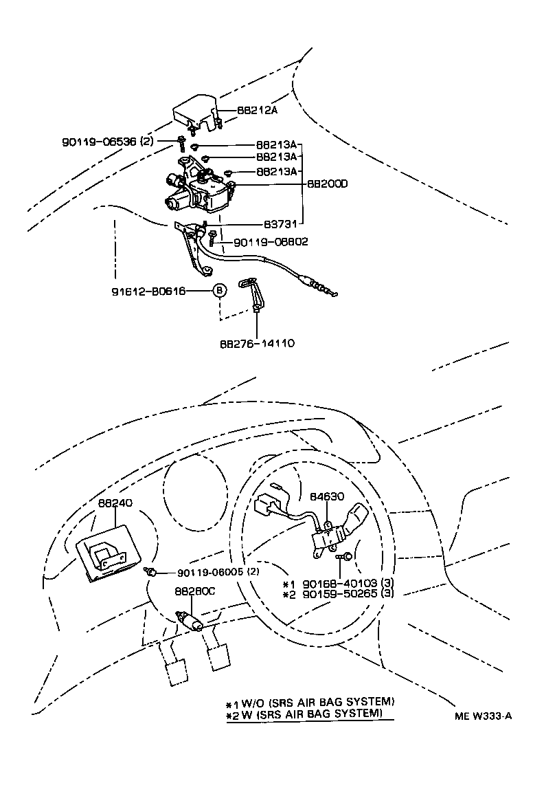 Toyota 88240-14260 COMPUTER ASSY, CRUISE CONTROL