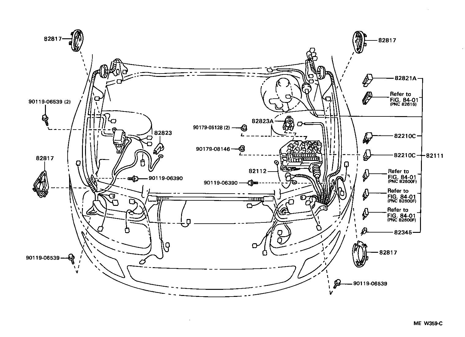 82817-24480 PROTECTOR, WIRING HARNESS, NO.1 product image