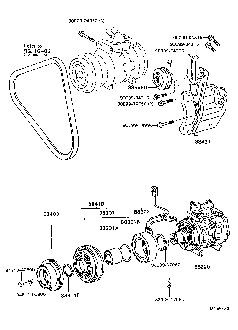 88320-36410 COMPRESSOR ASSY, COOLER product image
