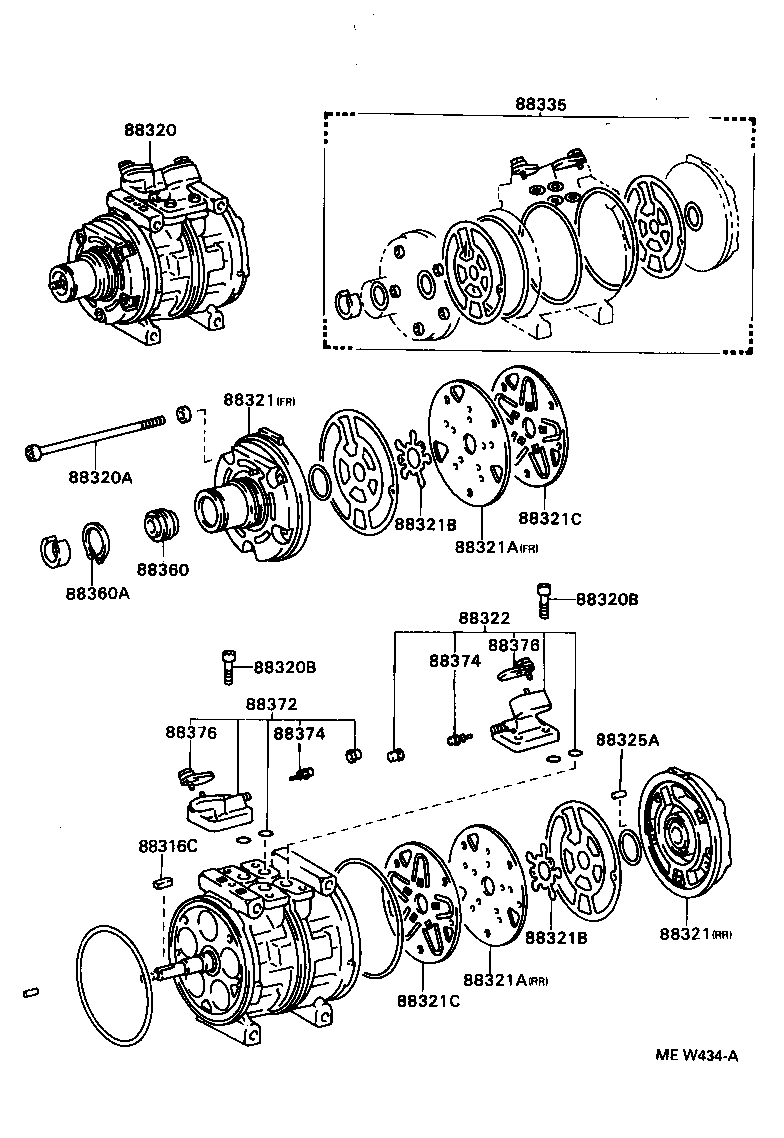 88320-36410 COMPRESSOR ASSY, COOLER product image