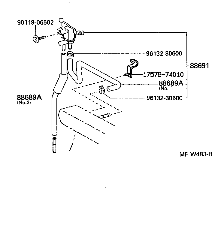 17600-64010 VALVE, MAGNET (FOR IDLE UP DEVICE) product image