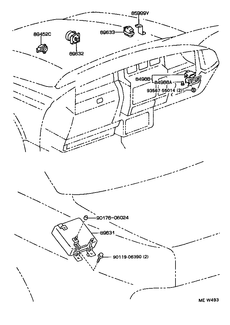 89631-30040 COMPUTER, TRACTION CONTROL product image