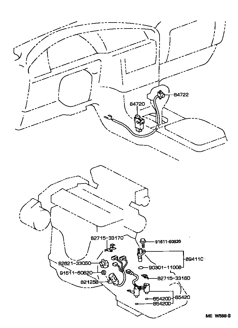 Toyota 84722-33020-05 SWITCH, TRANSMISSION CONTROL