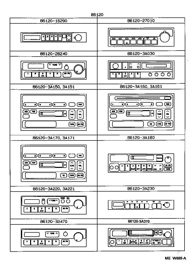 86270-30130 DISC PLAYER ASSY product image