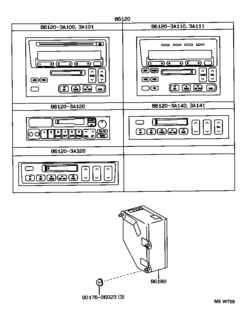 86270-28010 DISC PLAYER ASSY product image
